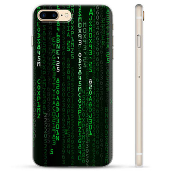 iPhone 7 Plus / iPhone 8 Plus TPU-Skal - Krypterad Animerad