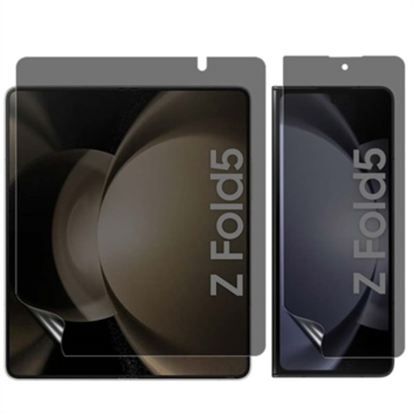 Samsung Galaxy Z Fold5 Skärmskydd - Privacy Genomskinlig