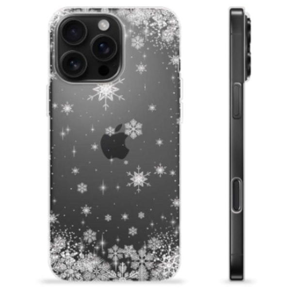 iPhone 16 Pro Max TPU-Skal - Snöflinga Animerad