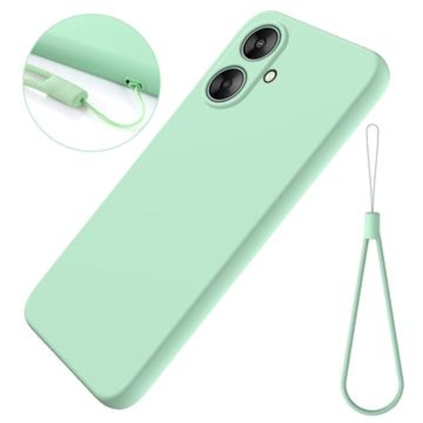 Xiaomi Poco M6/Redmi 13R Liquid Silikonskal - Grön Grön