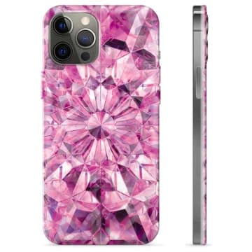 iPhone 12 Pro Max TPU-Skal - Rosa Kristall Rosa