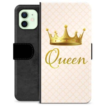 iPhone 12 Premium Plånboksfodral - Drottning Animerad