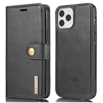 iPhone 13 Pro Max DG.Ming 2-i-1 Löstagbar Läder Plå... Svart