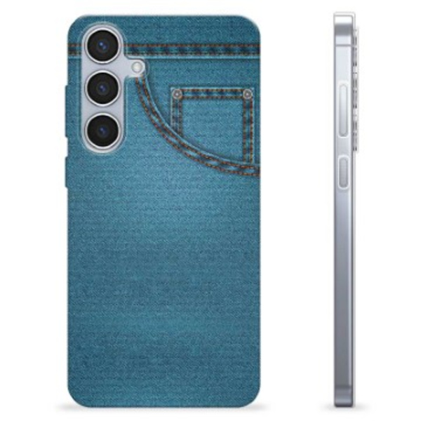 Samsung Galaxy S24+ TPU-Skal - Jeans Blå