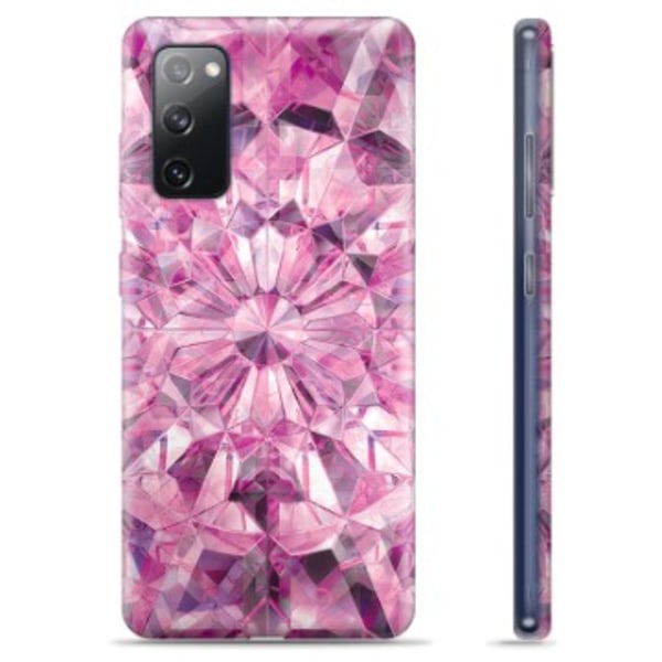 Samsung Galaxy S20 FE TPU-Skal - Rosa Kristall Rosa