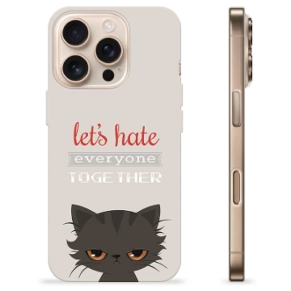 iPhone 16 Pro TPU-Skal - Arg Katt Animerad