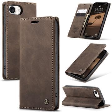 iPhone 16e/17e Caseme 013 Series Plånboksfodral - Kaffe Brun