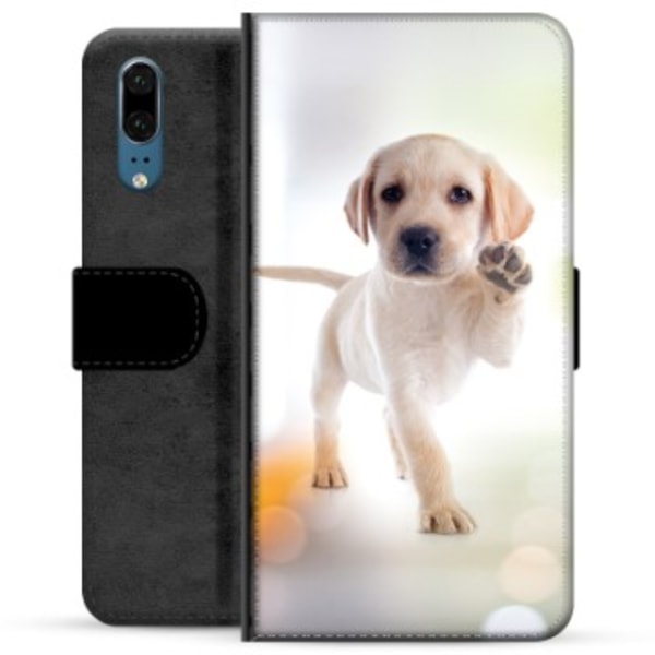Huawei P20 Premium Plånboksfodral - Hund Animerad