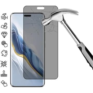Honor Magic6 Pro Privacy Heltäckande Härdat Glas Skä... Svart