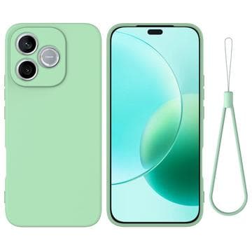 Honor X80i/600 Lite/500 Smart Flytande silikon skal med... Grön