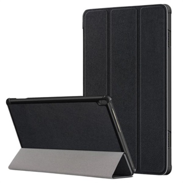 Tri-Fold Series Lenovo Tab M10 Smart Foliofodral - Svart Svart
