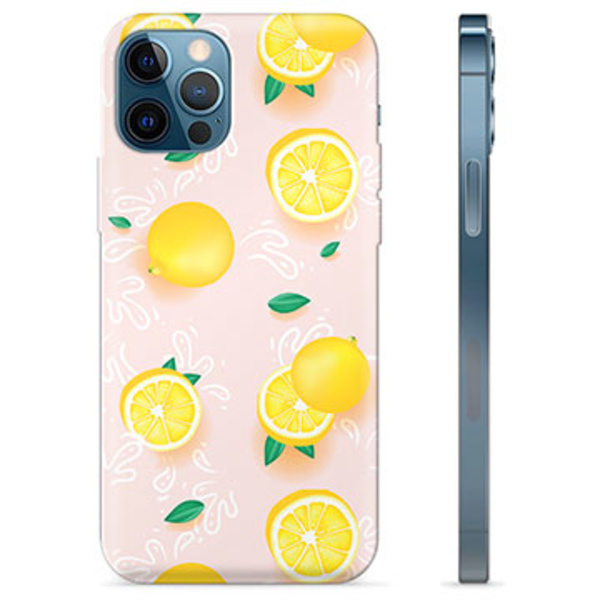 iPhone 12 Pro TPU-Skal - Citronmönster Animerad