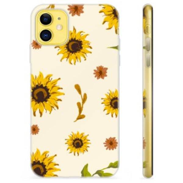 iPhone 11 TPU-Skal - Solrosor Animerad