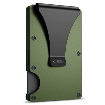 Tech-Protect Thorn RFID-korthållare/plånbok - militärgrön Grön