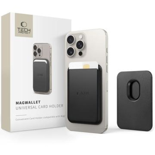 Tech-Protect MagWallet MagSafe korthållare - svart Svart