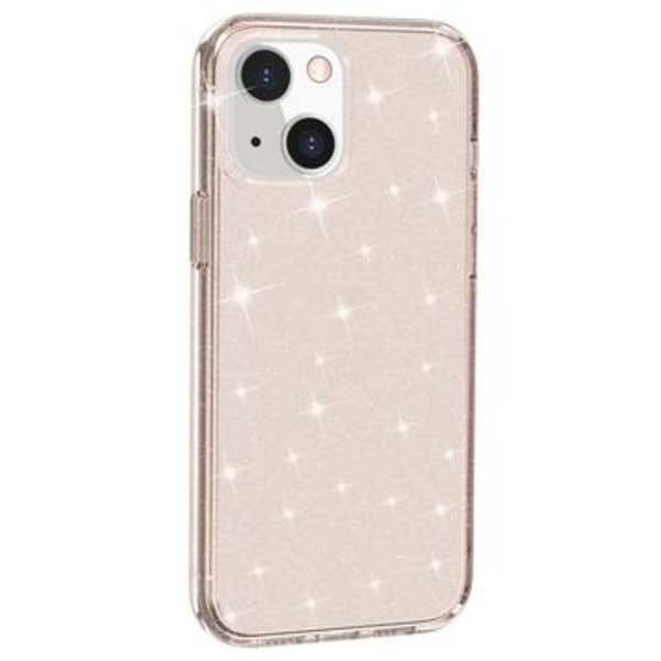 iPhone 15 Stylish Glitter Series Hybrid Skal - Guld Guld