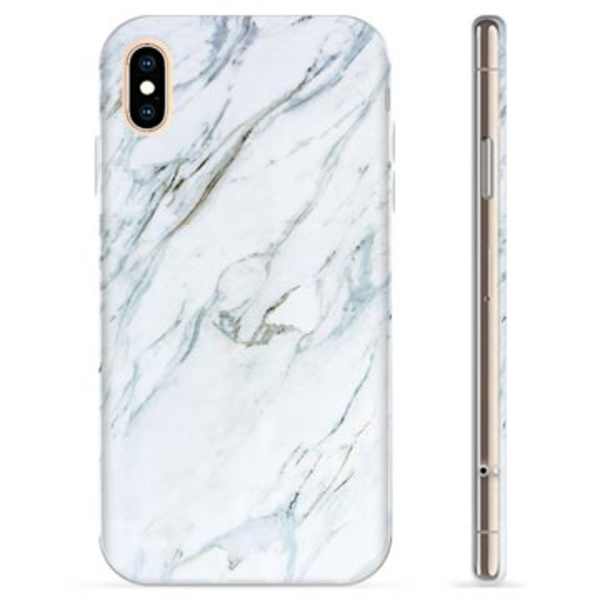 iPhone XS Max TPU-Skal - Marmor Tvåfärgad