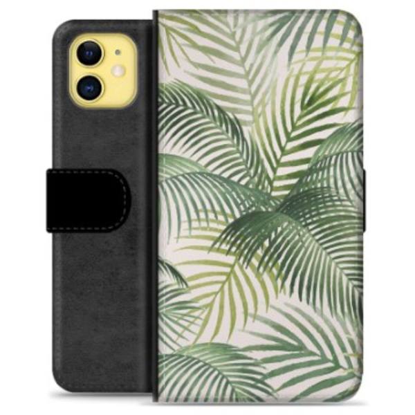 iPhone 11 Premium Plånboksfodral - Tropisk Animerad