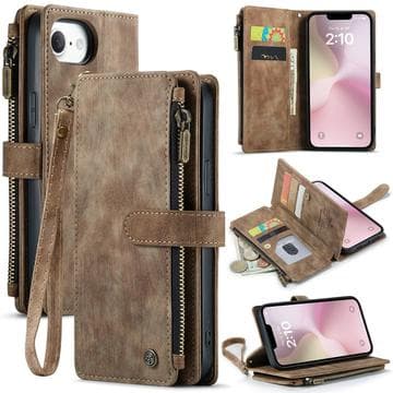 iPhone 16e/17e Caseme C30 Multifunktionell Plånboksfodral -... Brun