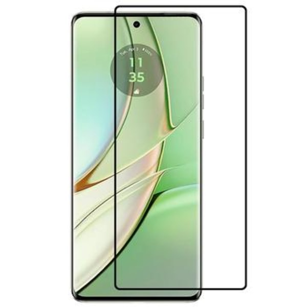 Motorola Edge 40 Neo Heltäckande Härdat Glas Skärmskydd -... Svart