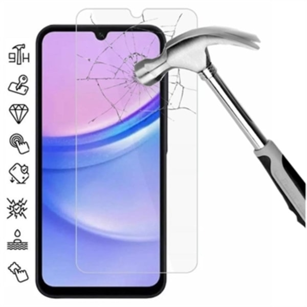 Samsung Galaxy A16 Härdat Glas Skärmskydd - Case Friendly... Genomskinlig