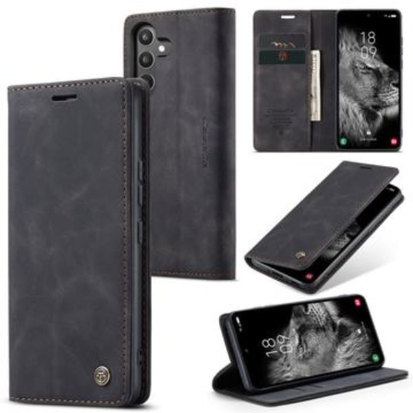 Samsung Galaxy A34 5G Caseme 013 Series Plånboksfodral - Svart Svart
