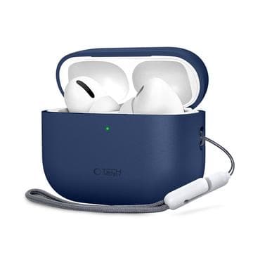 AirPods Pro 3 Tech-Protect silikonfodral - Marinblå Blå