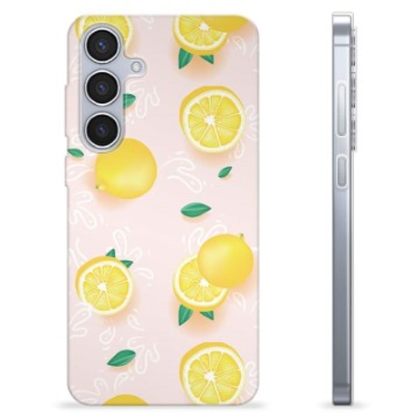 Samsung Galaxy S24+ TPU-Skal - Citronmönster Animerad
