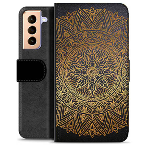 Samsung Galaxy S21+ 5G Premium Plånboksfodral - Mandala Animerad