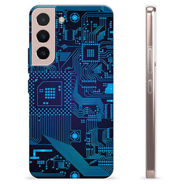Samsung Galaxy S22 5G TPU-Skal - Kretskort Animerad