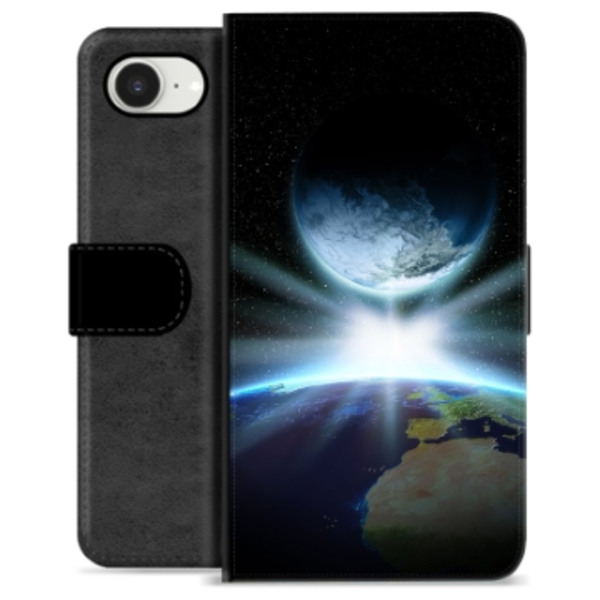 iPhone 16e Premium Plånboksfodral - Rymden Animerad