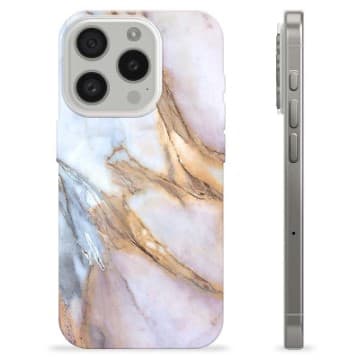 iPhone 15 Pro TPU-Skal - Elegant Marmor Animerad