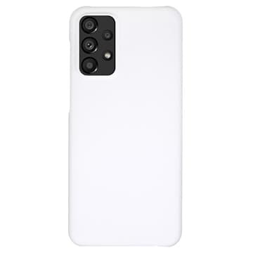 Samsung Galaxy A23 Gummerat Plastskal - Vit Gul
