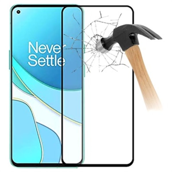 Full Cover OnePlus Nord N100 Skärmskydd - 9H i Härdat Glas... Svart