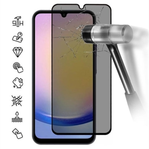 Samsung Galaxy A26 Privacy Heltäckande Härdat Glas Skä... Svart