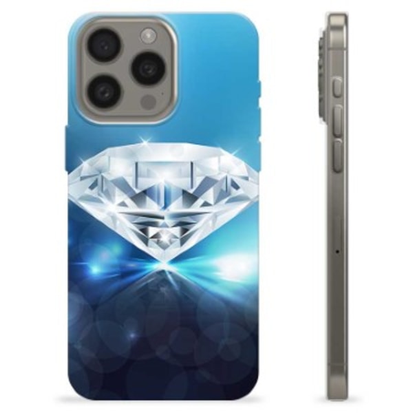 iPhone 15 Pro Max TPU-Skal - Diamant Animerad