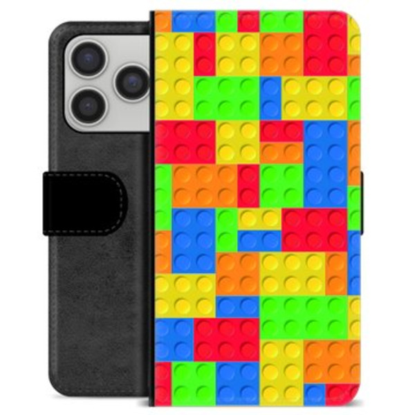 iPhone 17 Pro Premium Plånboksfodral - Block Animerad