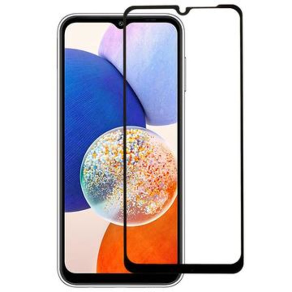 Samsung Galaxy A15 Heltäckande Härdat Glas Skärmskydd - 9H... Svart