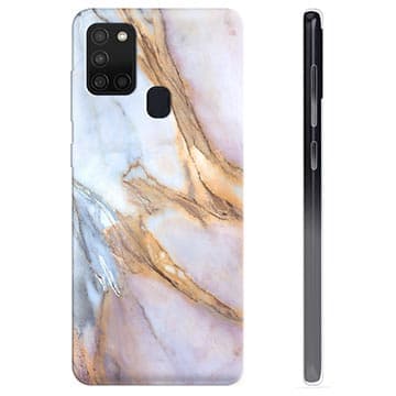 Samsung Galaxy A21s TPU-Skal - Elegant Marmor Animerad