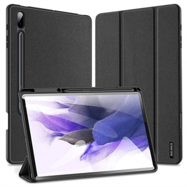 Dux Ducis Domo Samsung Galaxy Tab S7+/S8+ Tri-Fold... Svart