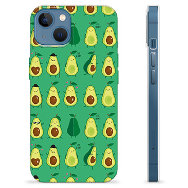 iPhone 13 TPU-Skal - Avokado Mönster Animerad