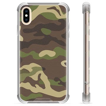 iPhone X / iPhone XS Hybridskal - Kamouflage kamouflage