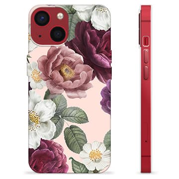 iPhone 13 Mini TPU-Skal - Romantiska Blommor Animerad