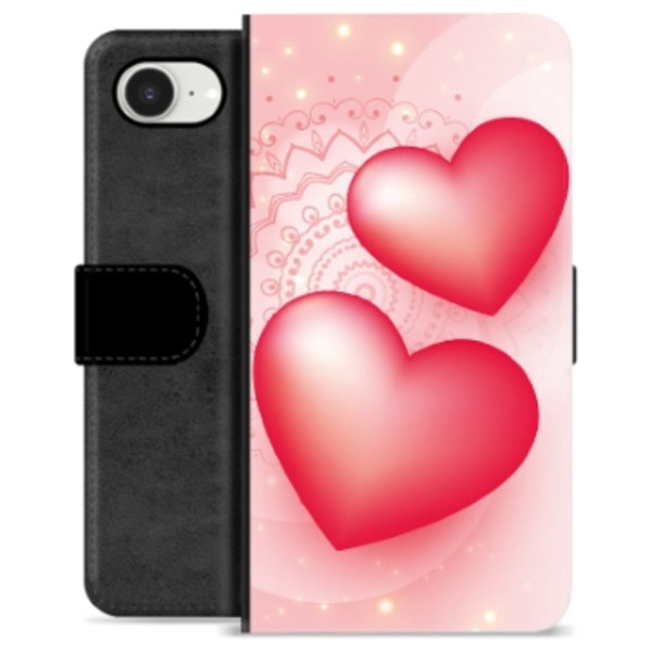 iPhone 16e Premium Plånboksfodral - Kärlek Animerad