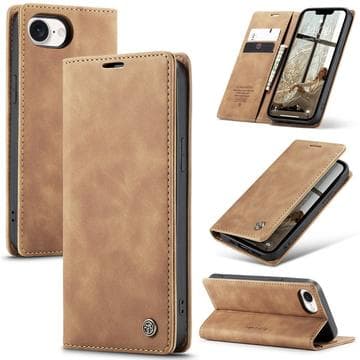 iPhone 16e/17e Caseme 013 Series Plånboksfodral - Brun Brun