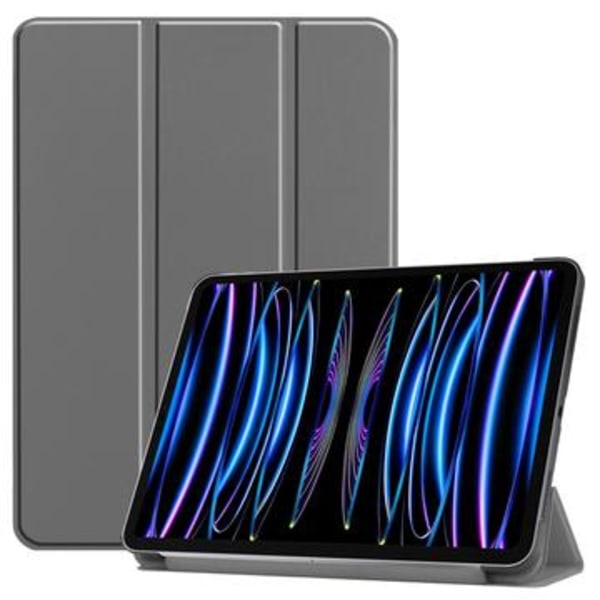 iPad Pro 11 (2024) Tri-Fold Series Smart Foliofodral - Grå Grå