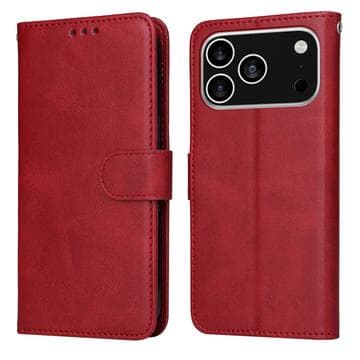 iPhone 17 Pro Plånboksfodral med Stativ - Röd Röd