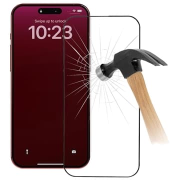 iPhone 15 Pro Max 9D Heltäckande Härdat Glas Skärmskydd -... Svart