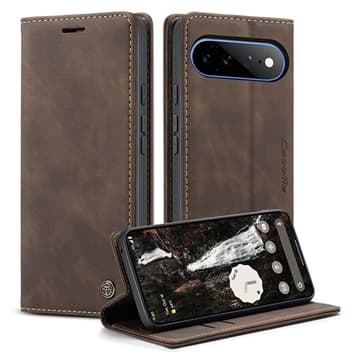 Google Pixel 11 Pro XL Caseme 013 Series Plånboksfodral - Kaffe Brun