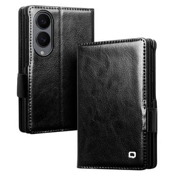 Samsung Galaxy Z Fold8 Qialino Classic Läder Plånboksfodral... Svart